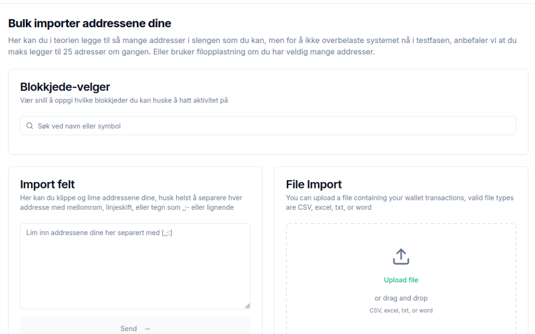 Sniktitt #001 – Bulk-import av adresser uten manuelt arbeid